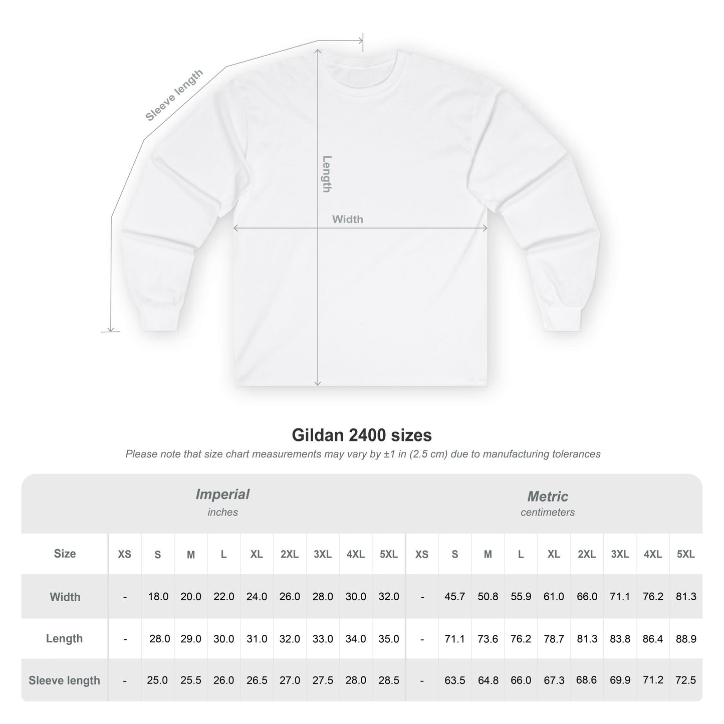Long Sleeve Tee — “Epitome of Love” Minimal Script Design