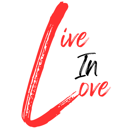Live In Love Tough Phone Case — Red Brush Script Protective Cover