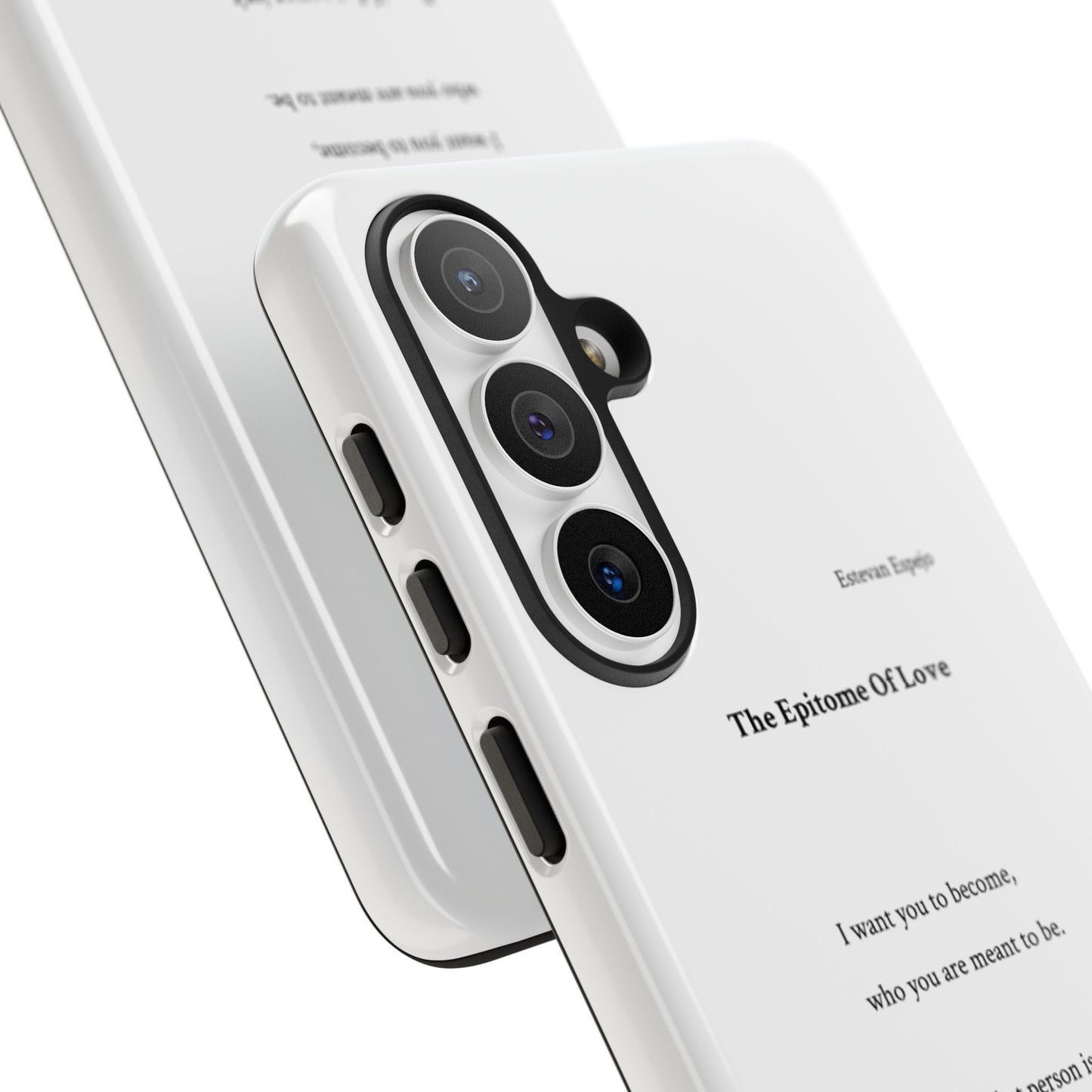 Phone Case — "The Epitome Of Love" Minimal Quote Protective Case