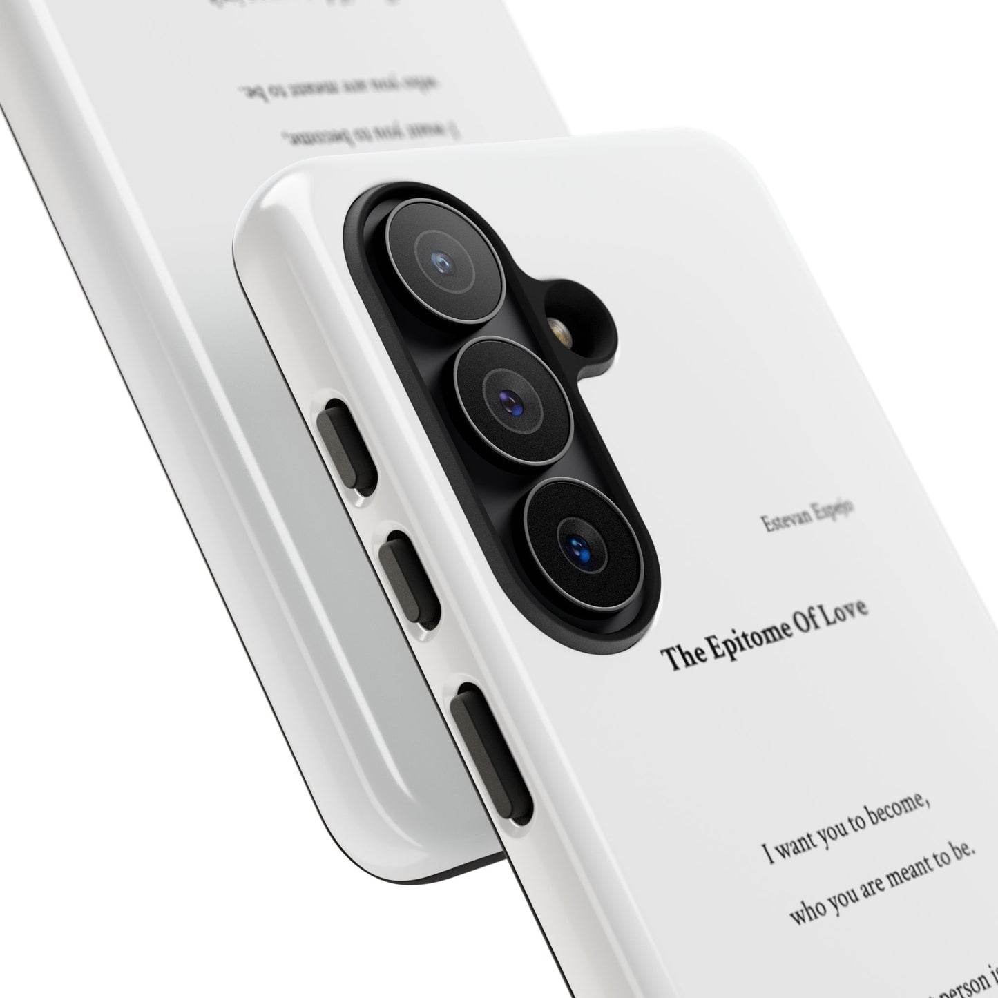 Phone Case — "The Epitome Of Love" Minimal Quote Protective Case