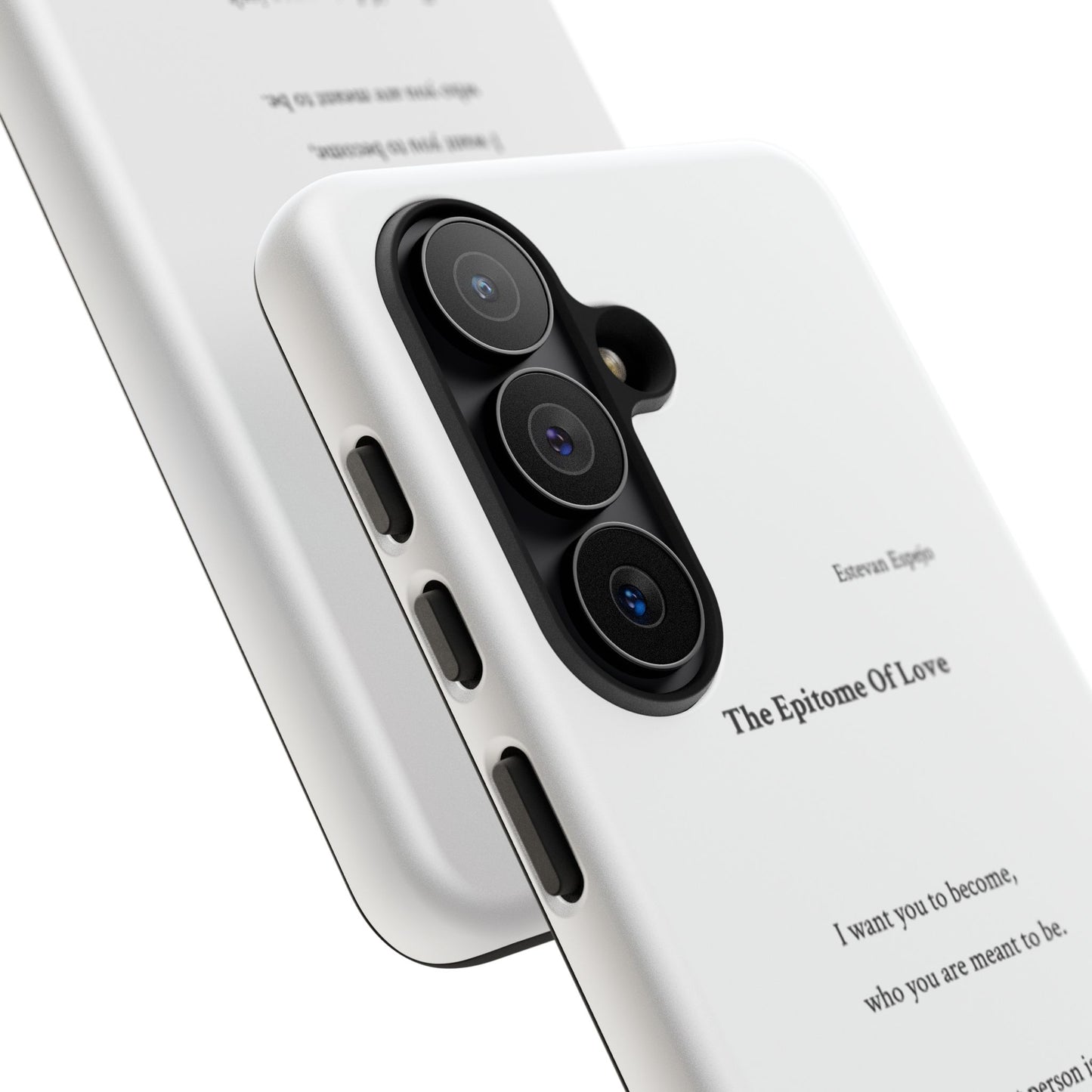 Phone Case — "The Epitome Of Love" Minimal Quote Protective Case