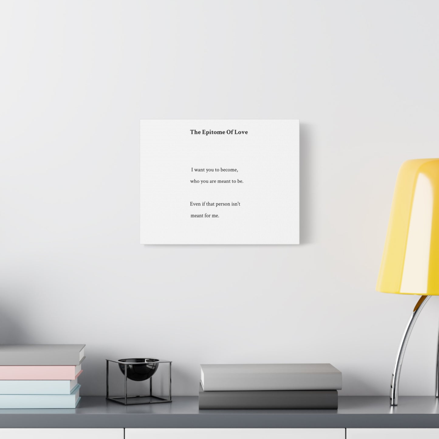 Canvas Print - "The Epitome Of Love" Wall Art