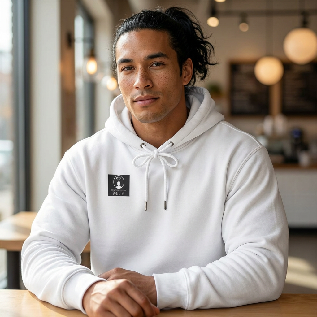 Hoodie — Minimalist The Epitome of Love Text Graphic Pullover