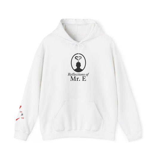 Reflections of Mr. E Hoodie — "Live In Love" Graphic Pullover