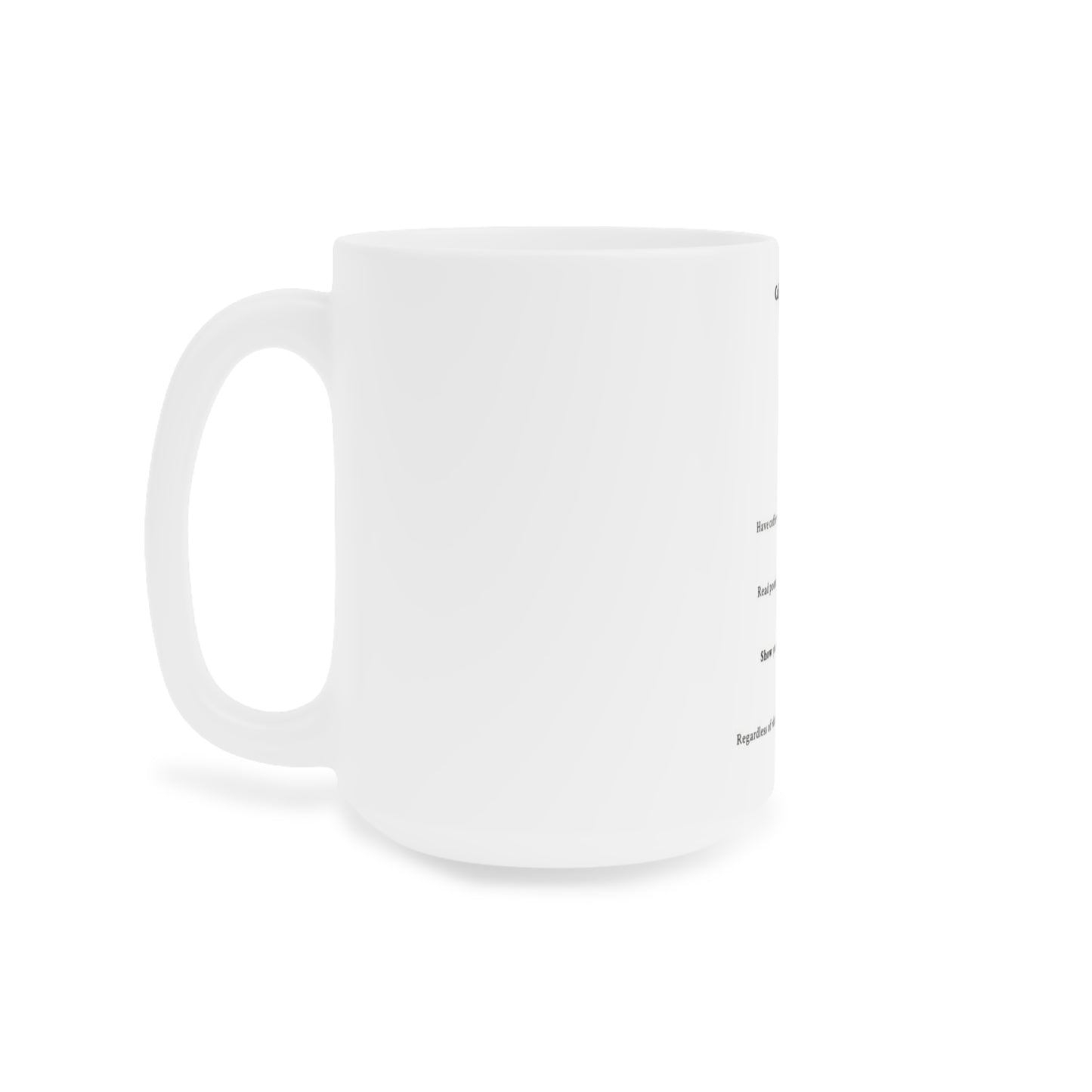 Cafecito Poetry Mug — Minimalist Ceramic Coffee Cup with 'Have coffee with your soul' Quote