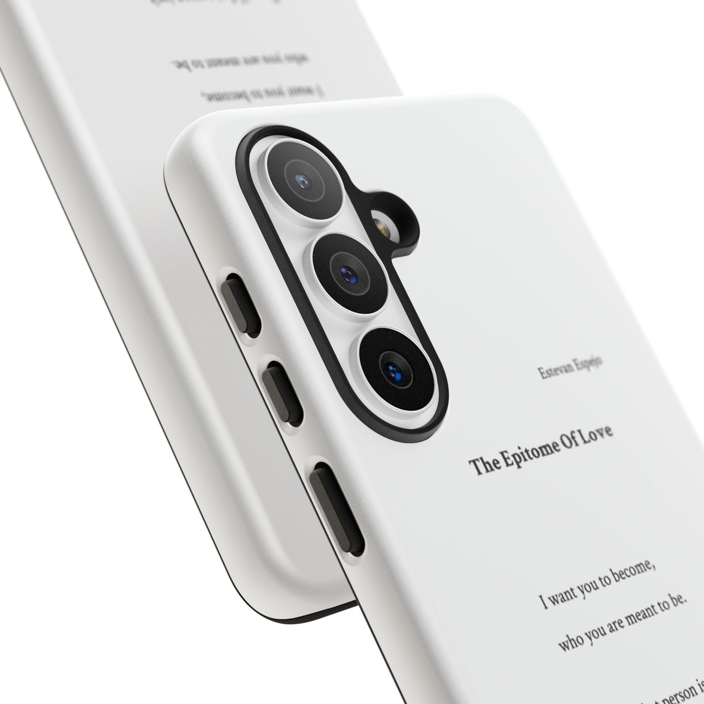 Phone Case — "The Epitome Of Love" Minimal Quote Protective Case