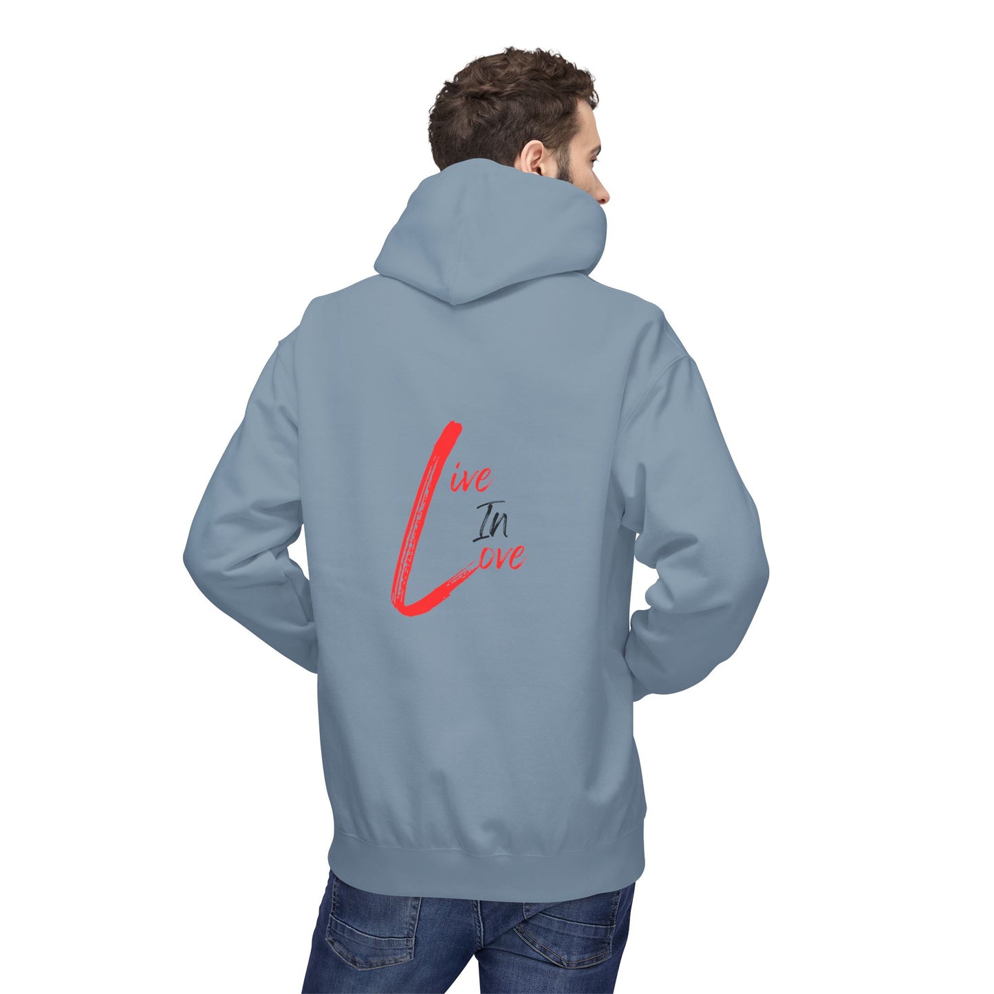 Copy of Hoodie — Minimalist The Epitome of Love Text Graphic Pullover