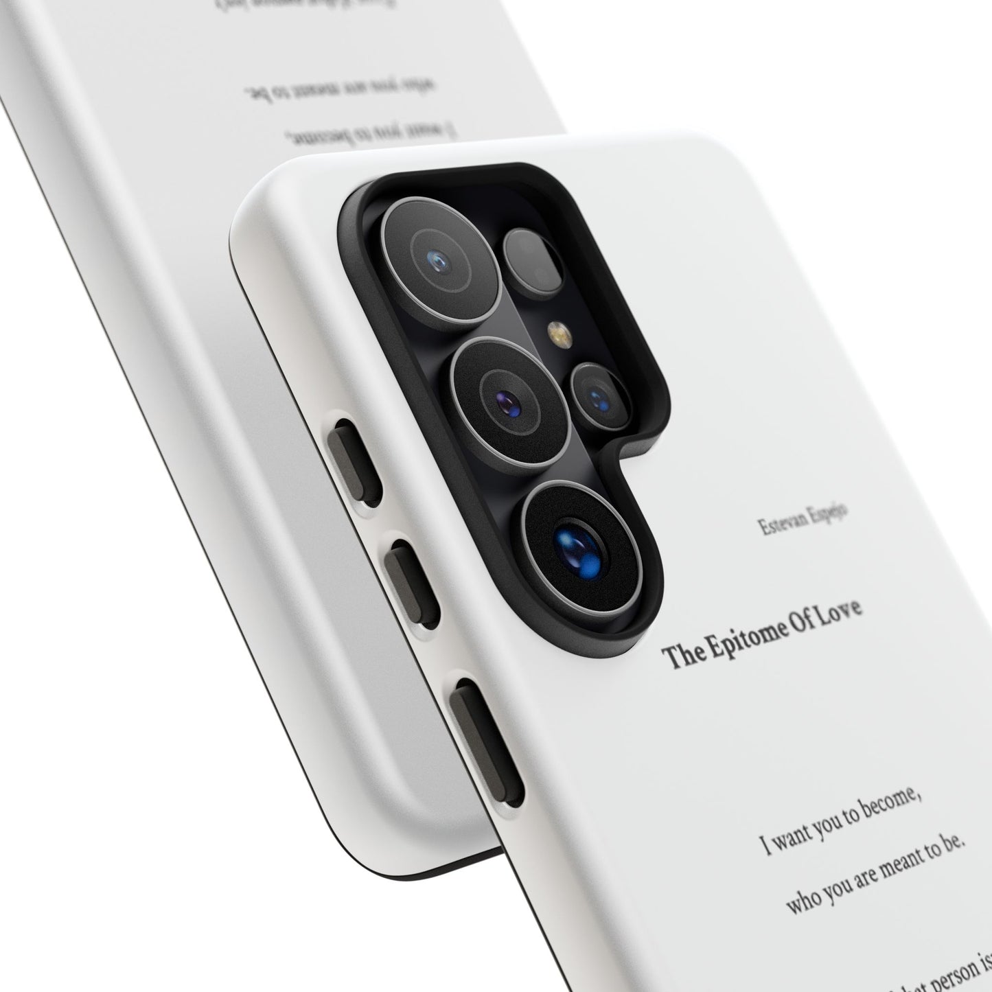 Phone Case — "The Epitome Of Love" Minimal Quote Protective Case
