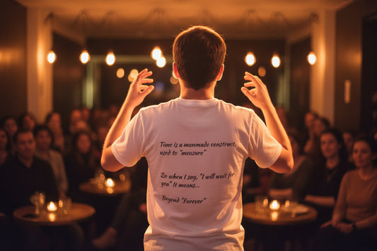 Poem-Back Graphic Tee — "Illusion"