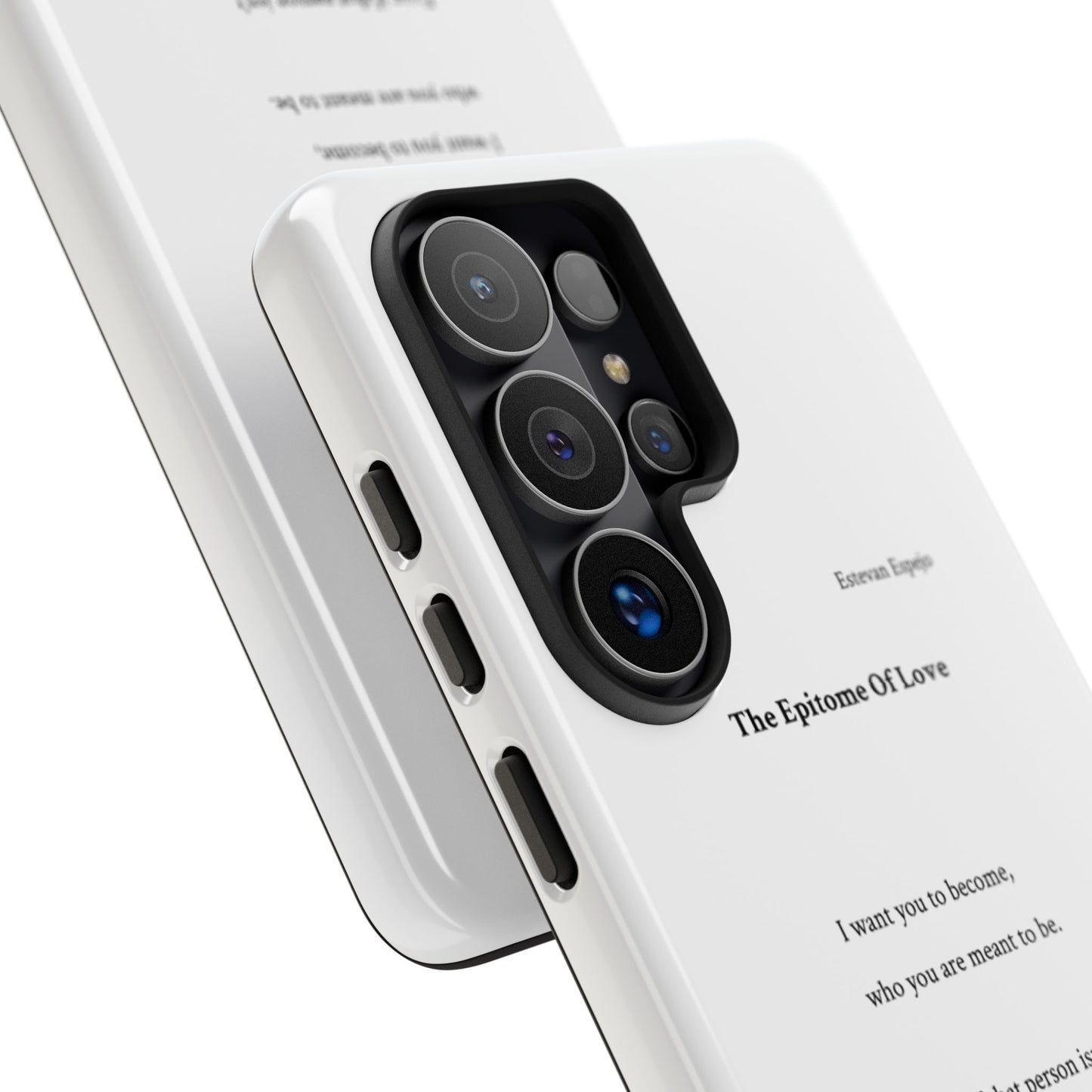 Phone Case — "The Epitome Of Love" Minimal Quote Protective Case